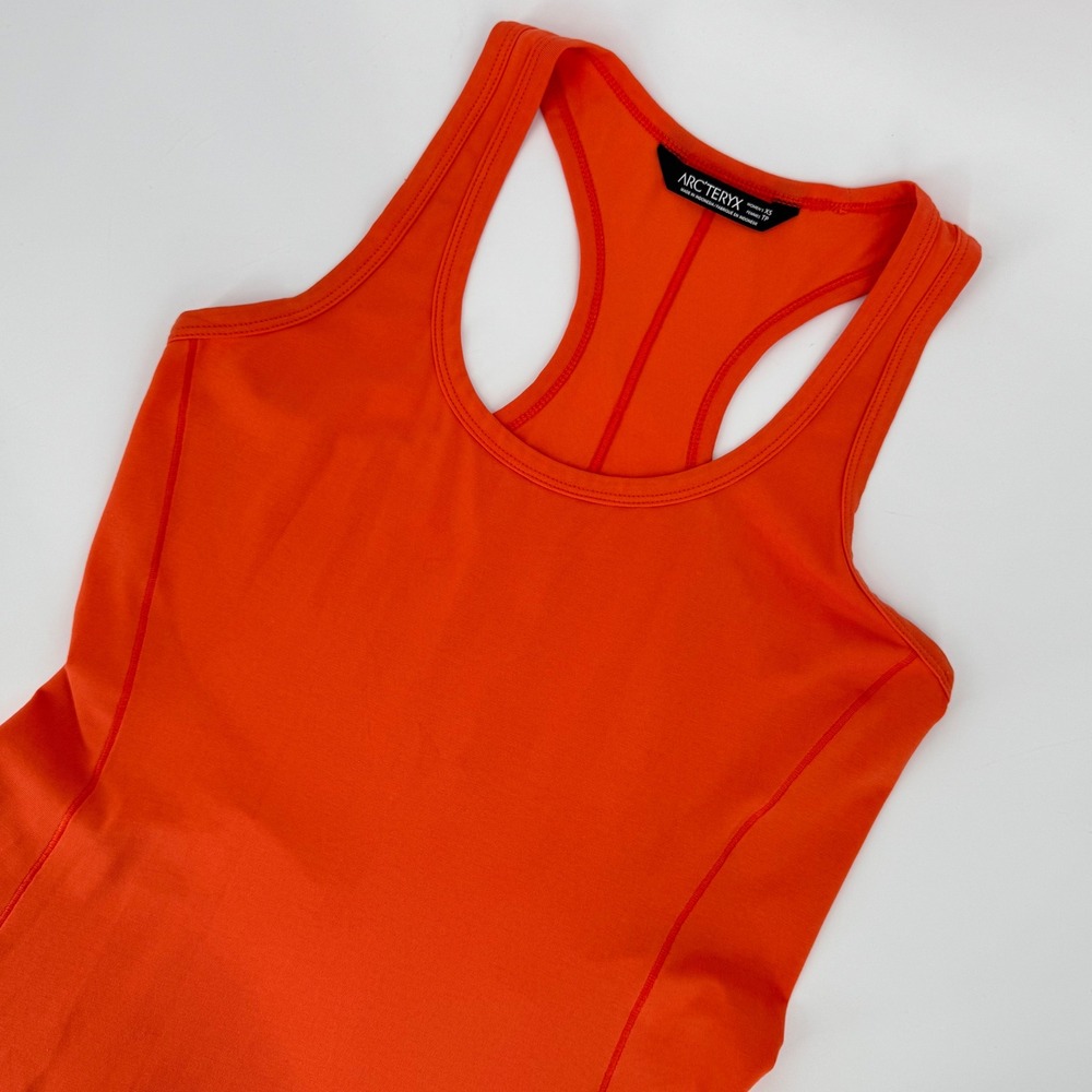 Arcteryx Contrail Dress Womens XS Orange Racerback A-Line Athletic Activewear